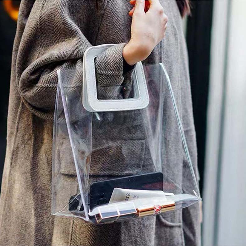 Transparent PVC handbag1